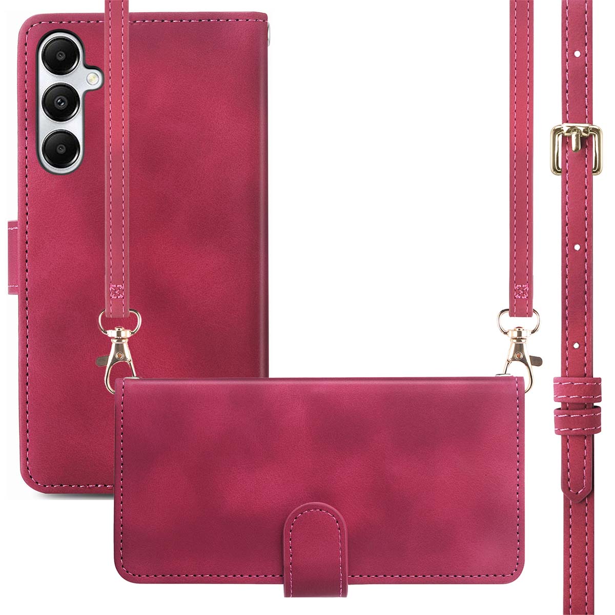 imoshion Bookcase met koord voor de Samsung Galaxy A17 (5G) / (4G) - Rood