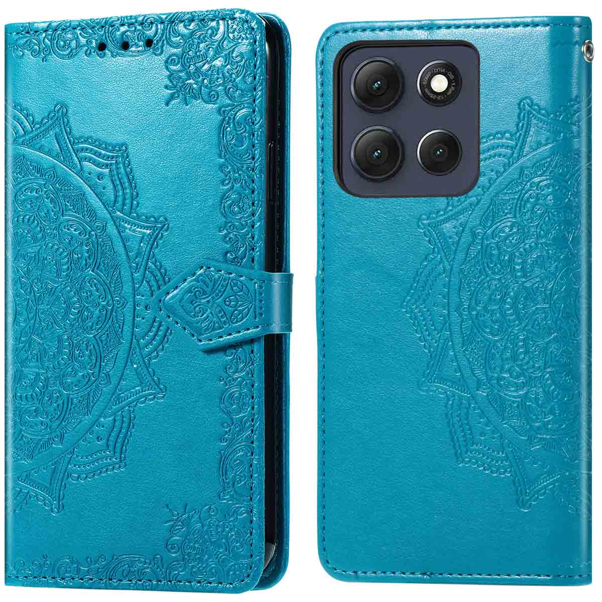 imoshion Mandala Bookcase voor de Motorola Moto G86 - Turquoise