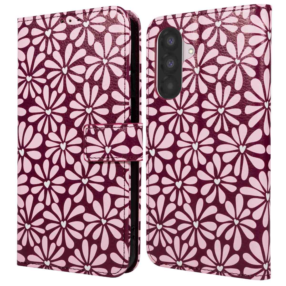 imoshion Design Bookcase voor de Samsung Galaxy A26 - Bloom Love Blush