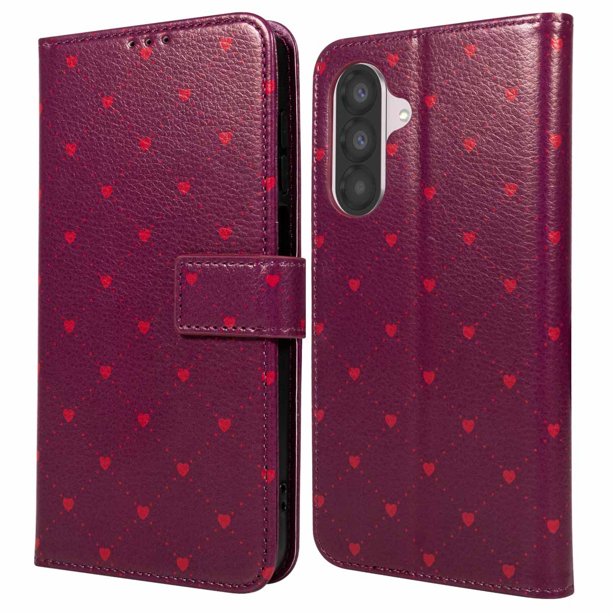 imoshion Design Bookcase voor de Samsung Galaxy A26 - Crush Check Coral Dust