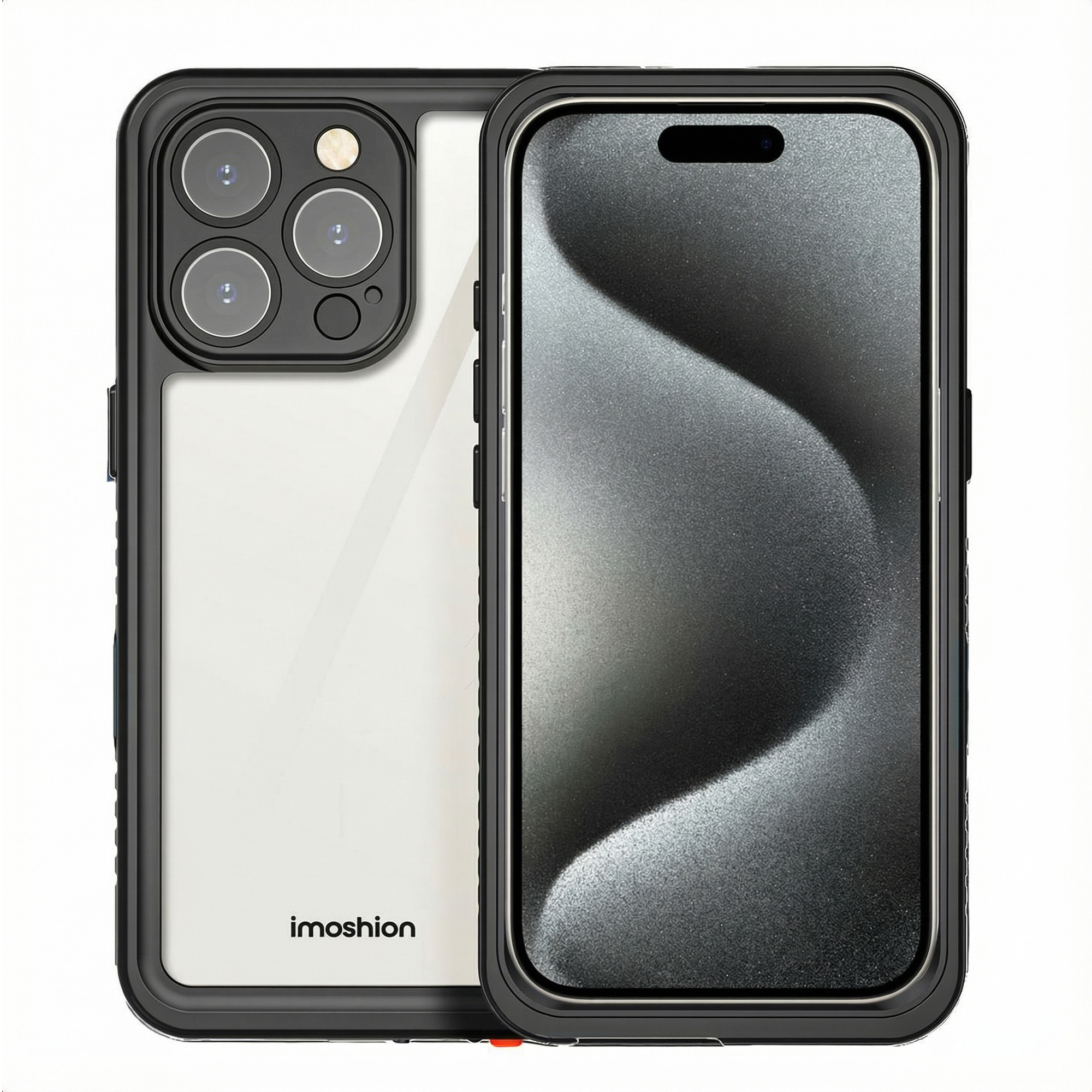 IMOSHION Etui &eacute;tanche 360 pour iPhone 16 Pro - Noir