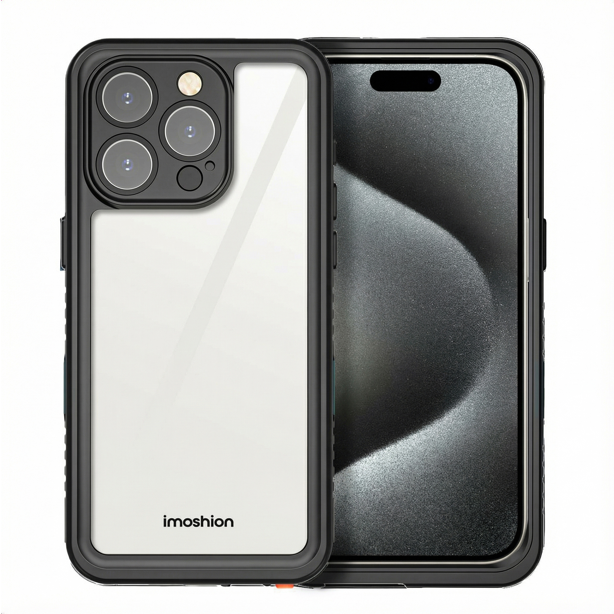 IMOSHION Etui &eacute;tanche 360 pour iPhone 16 Pro Max - Noir