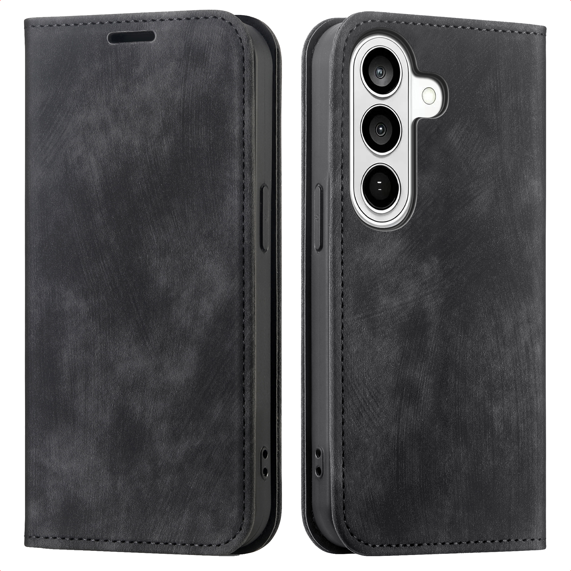 IMOSHION Etui de t&eacute;l&eacute;phone portefeuille Slim pour Samsung Galaxy S26 Plus - Noir