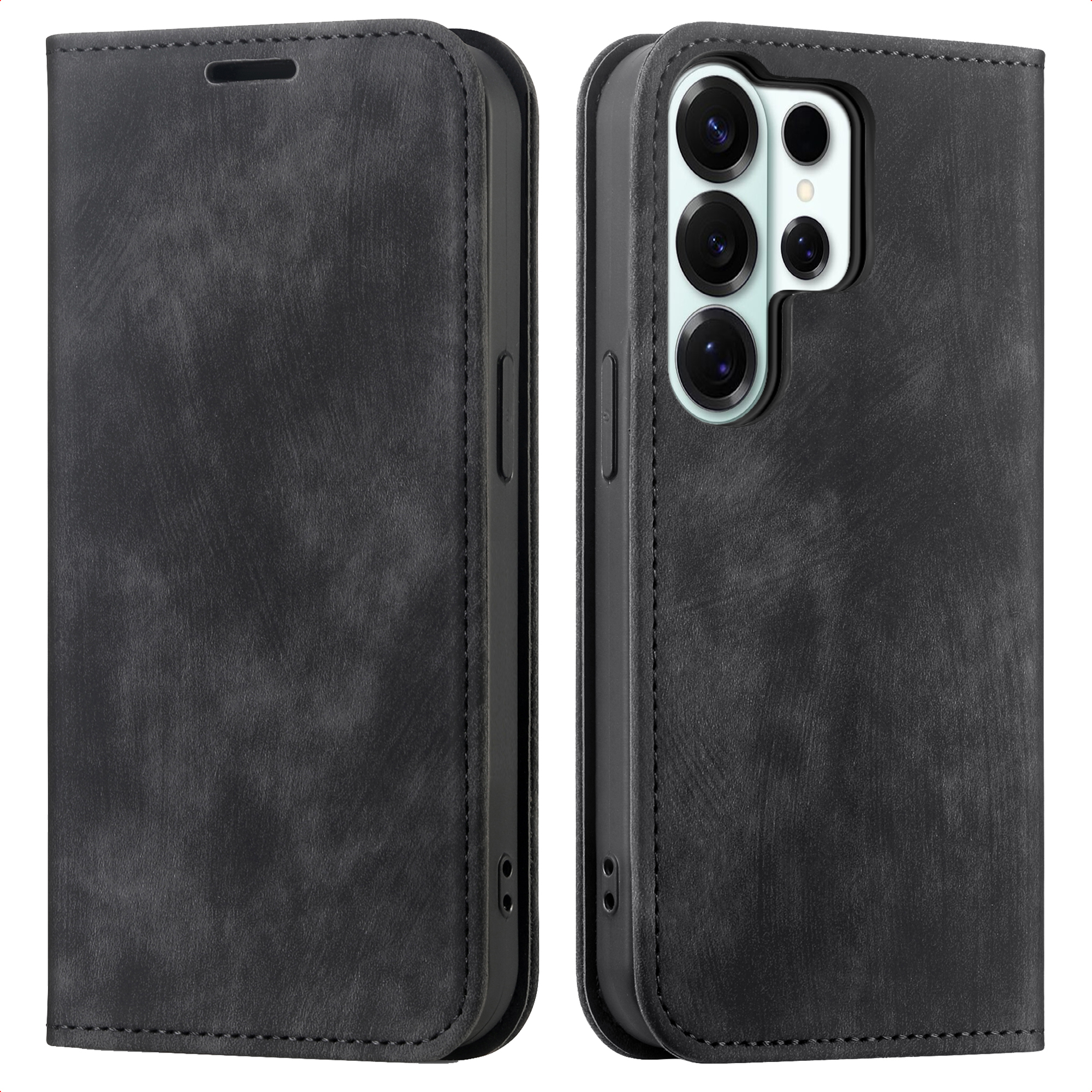IMOSHION Etui de t&eacute;l&eacute;phone portefeuille Slim pour Samsung Galaxy S26 Ultra - Noir