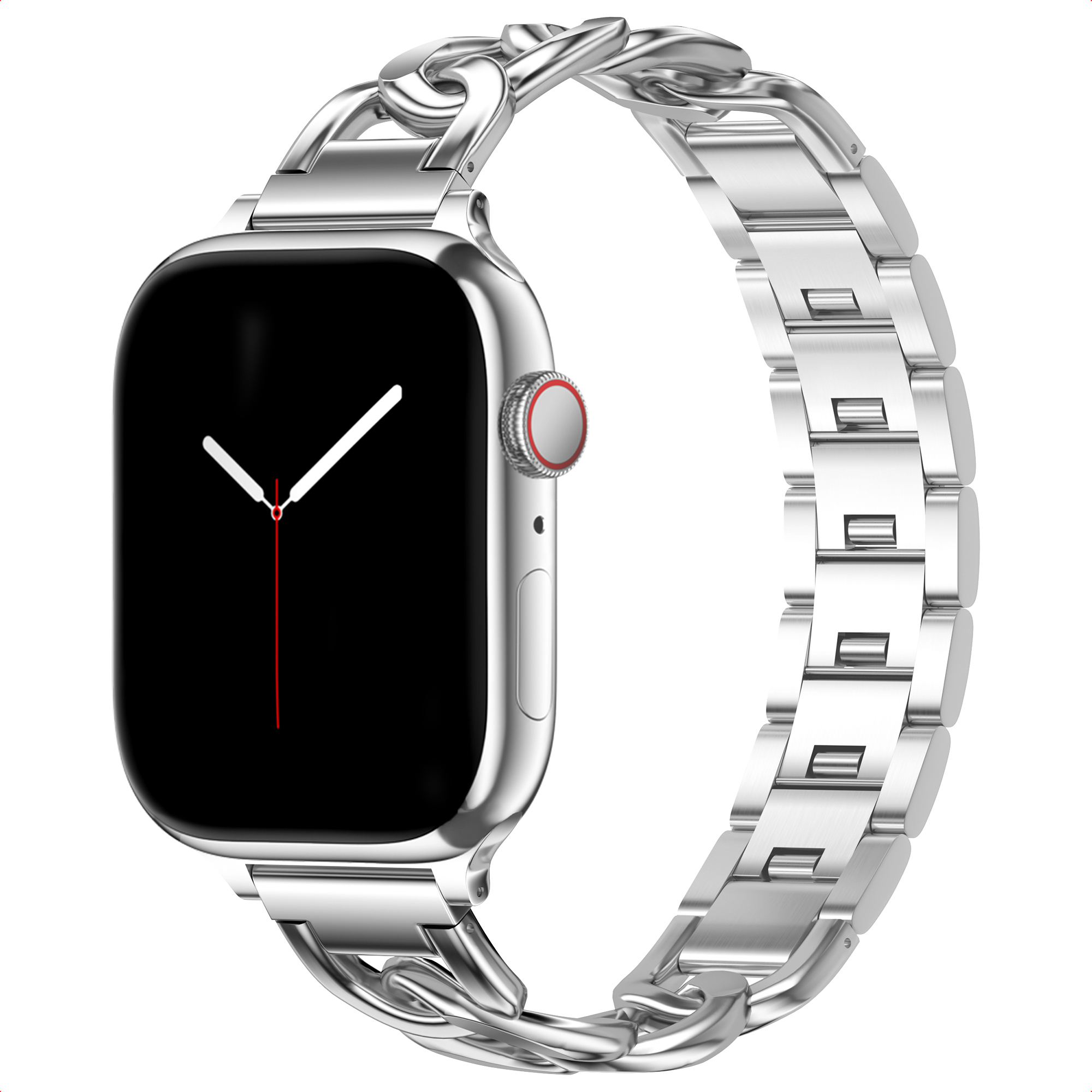 Selencia Bracelet Chain Apple Watch  38/40/41/42 mm - Argent