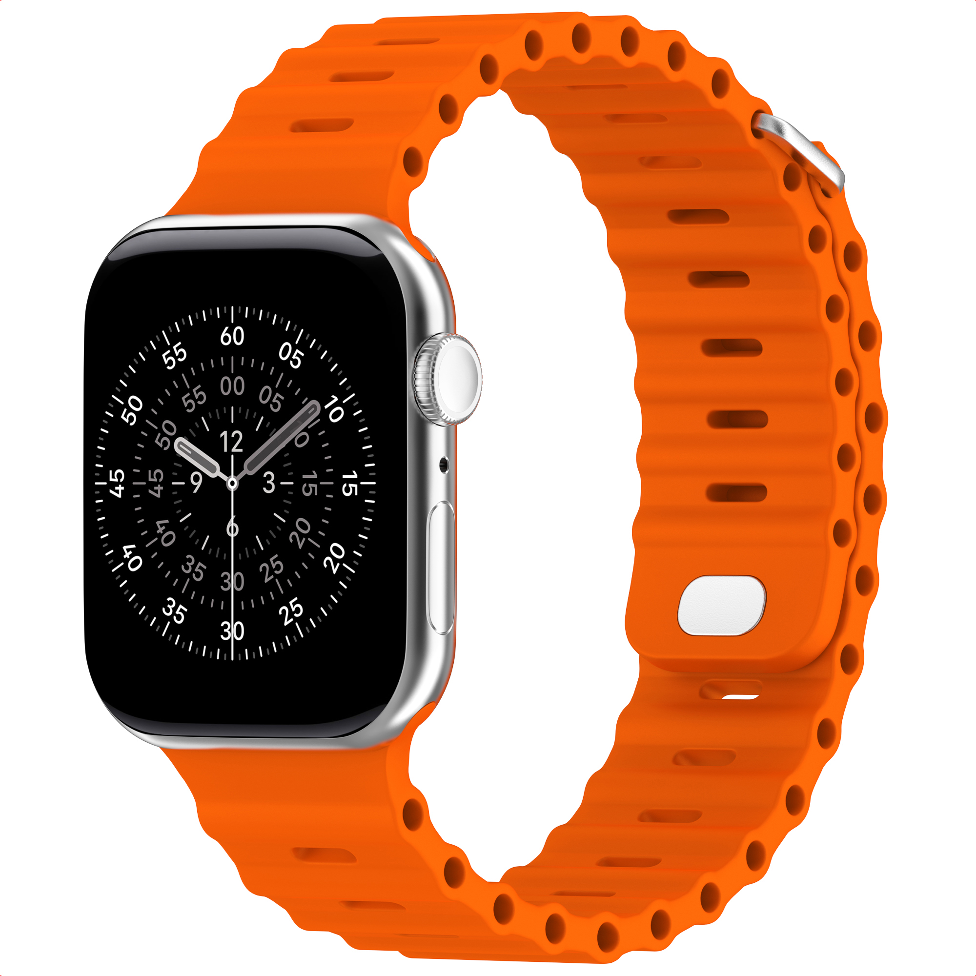 Accezz Bracelet Ocean pour Apple Watch 38/40/41/42 mm - Orange - Neuf