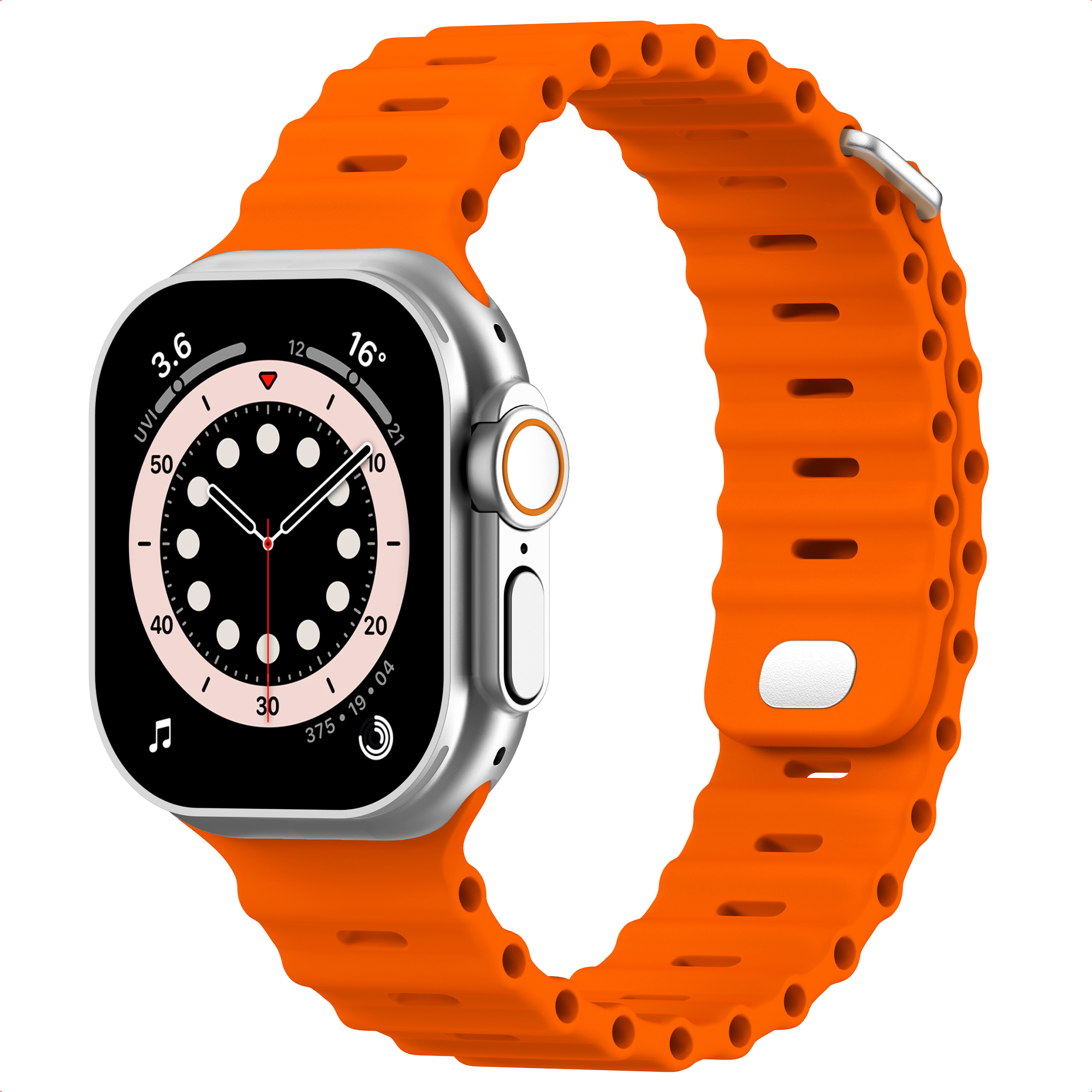 Accezz Bracelet Ocean Apple Watch Series 1 - 11 / SE / Ultra (44/45/46/49 mm) - Orange