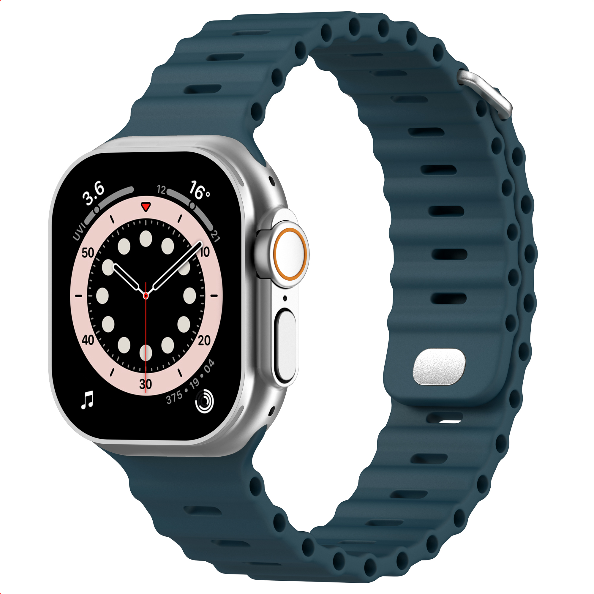 Accezz Bracelet Ocean Apple Watch Series 1 - 11 / SE / Ultra (44/45/46/49 mm) - Abyss Blue