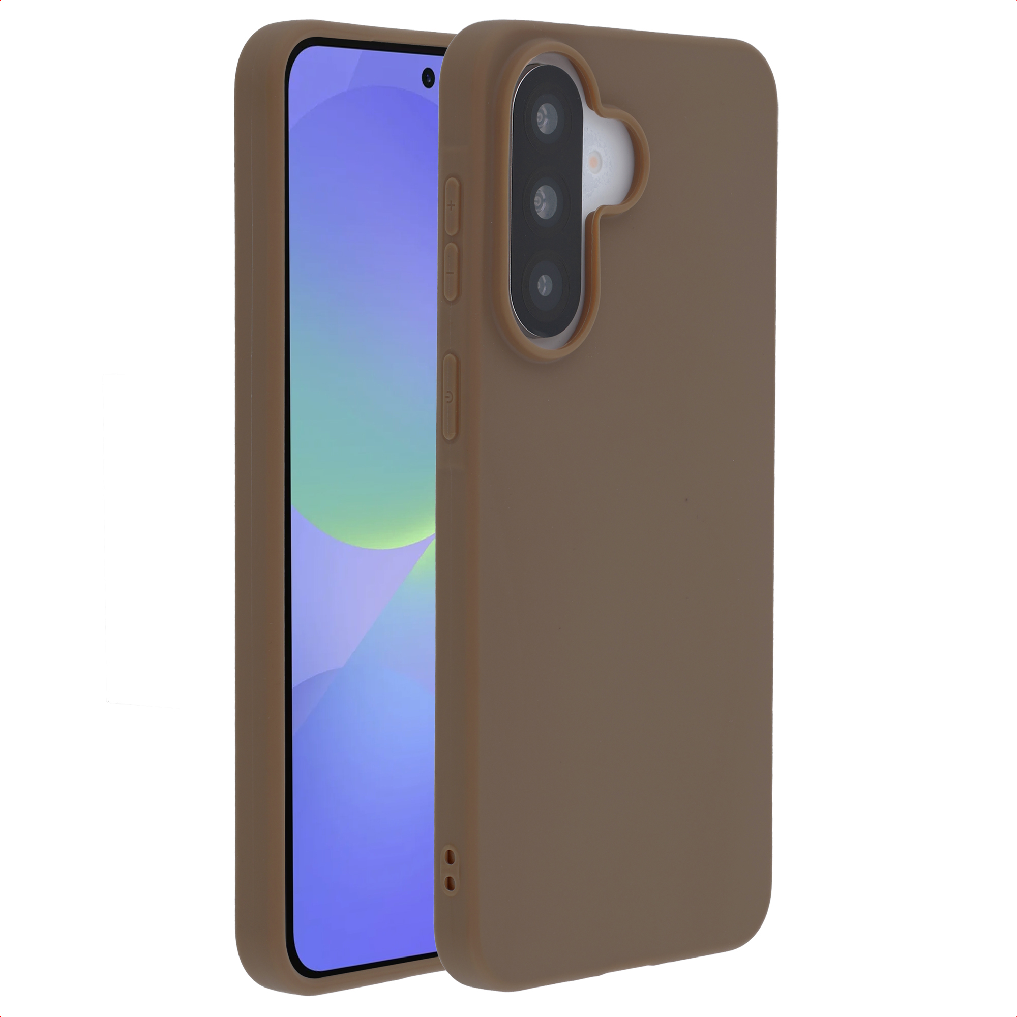 imoshion Coque Couleur pour Samsung Galaxy A37 (5G) - Marron