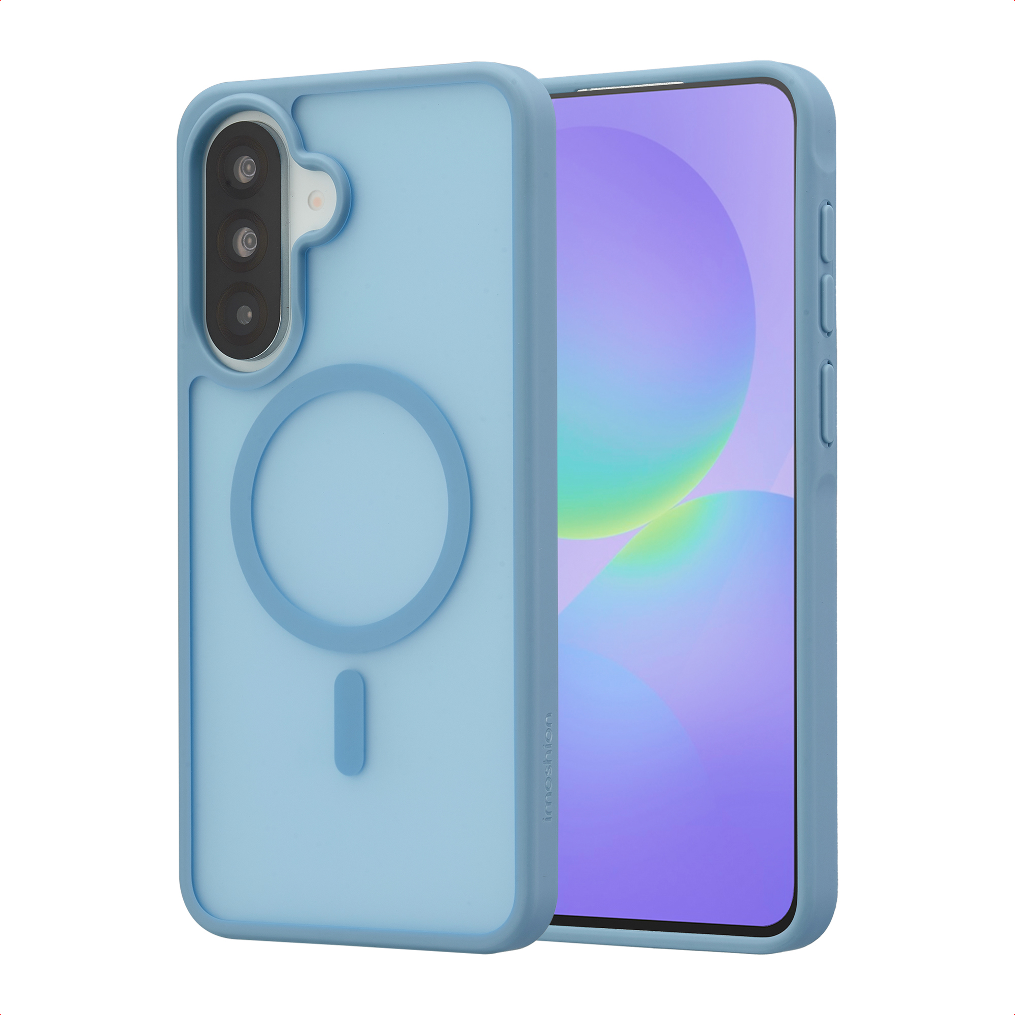 imoshion Coque Color Guard avec MagSafe pour Samsung Galaxy A37 (5G) - Bleu clair