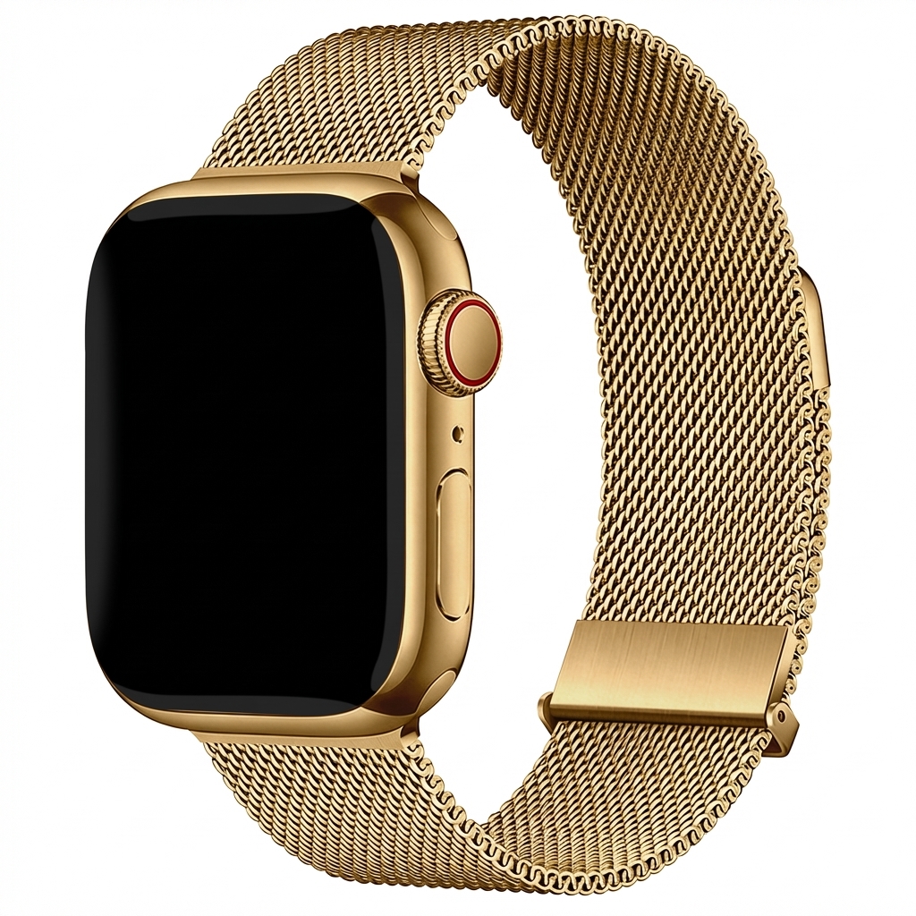 imoshion Bracelet magn&eacute;tique milanais Apple Watch  44/45/46/49 mm - Dor&eacute;