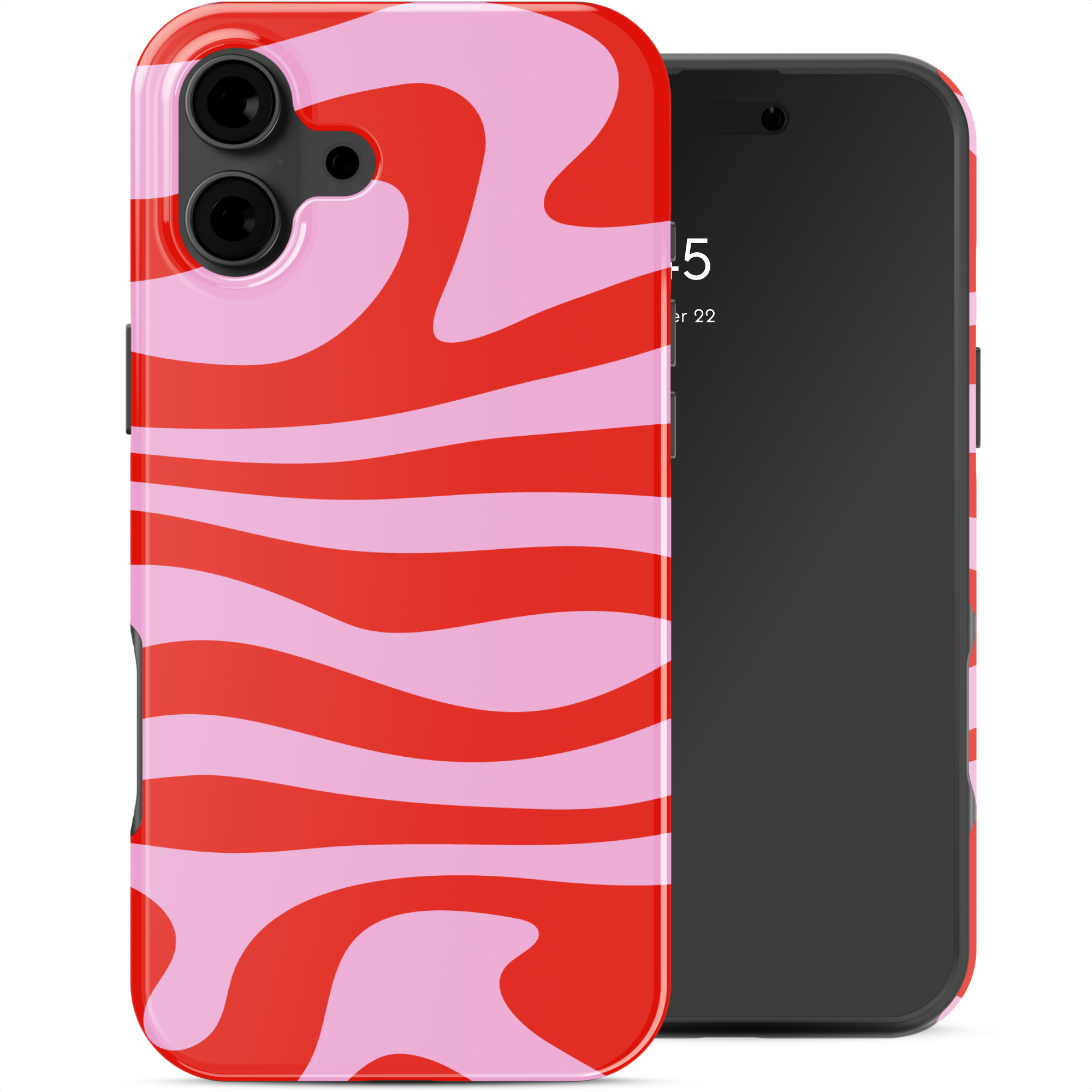 SELENCIA  Coque arri&egrave;re Vivid pour Apple iPhone 16 - Dream Swirl Pink