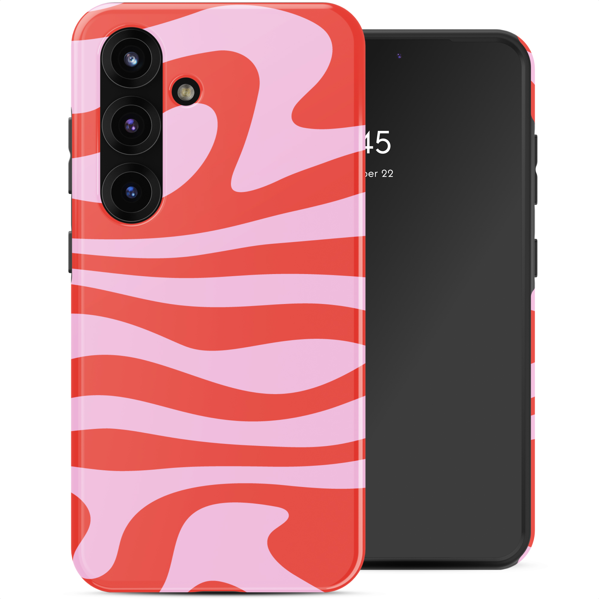 SELENCIA  Coque arri&egrave;re Vivid avec MagSafe Samsung Galaxy S25 - Dream Swirl Pink