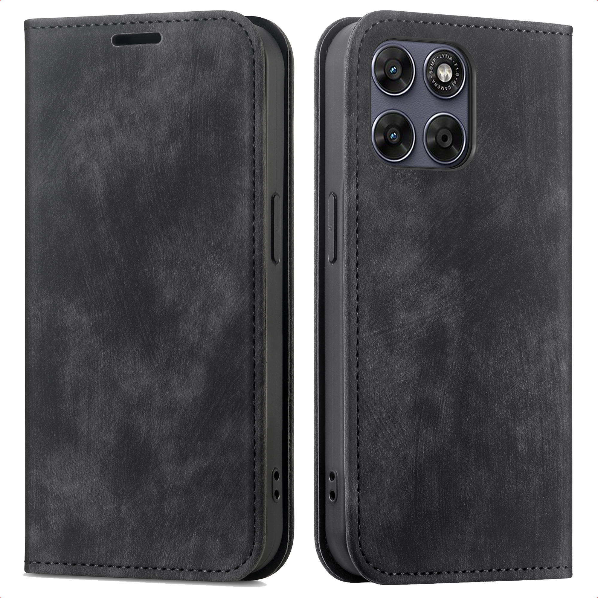 imoshion Slim Bookcase voor de Motorola Moto G77 - Zwart