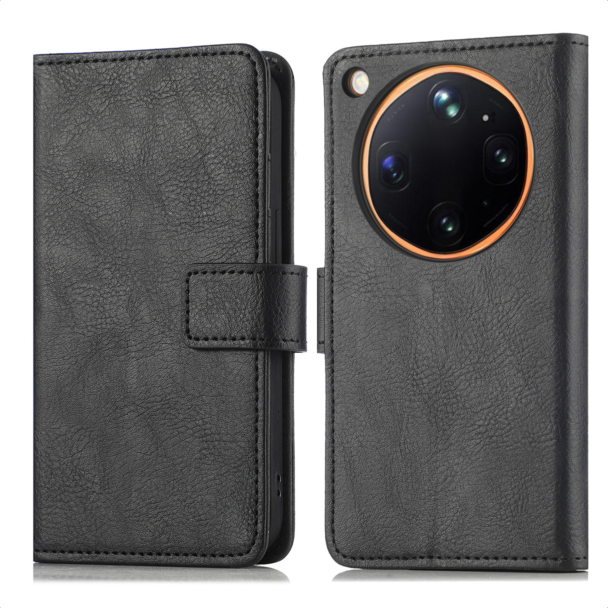 imoshion Luxe Bookcase voor de Oppo Find X9 Ultra - Zwart