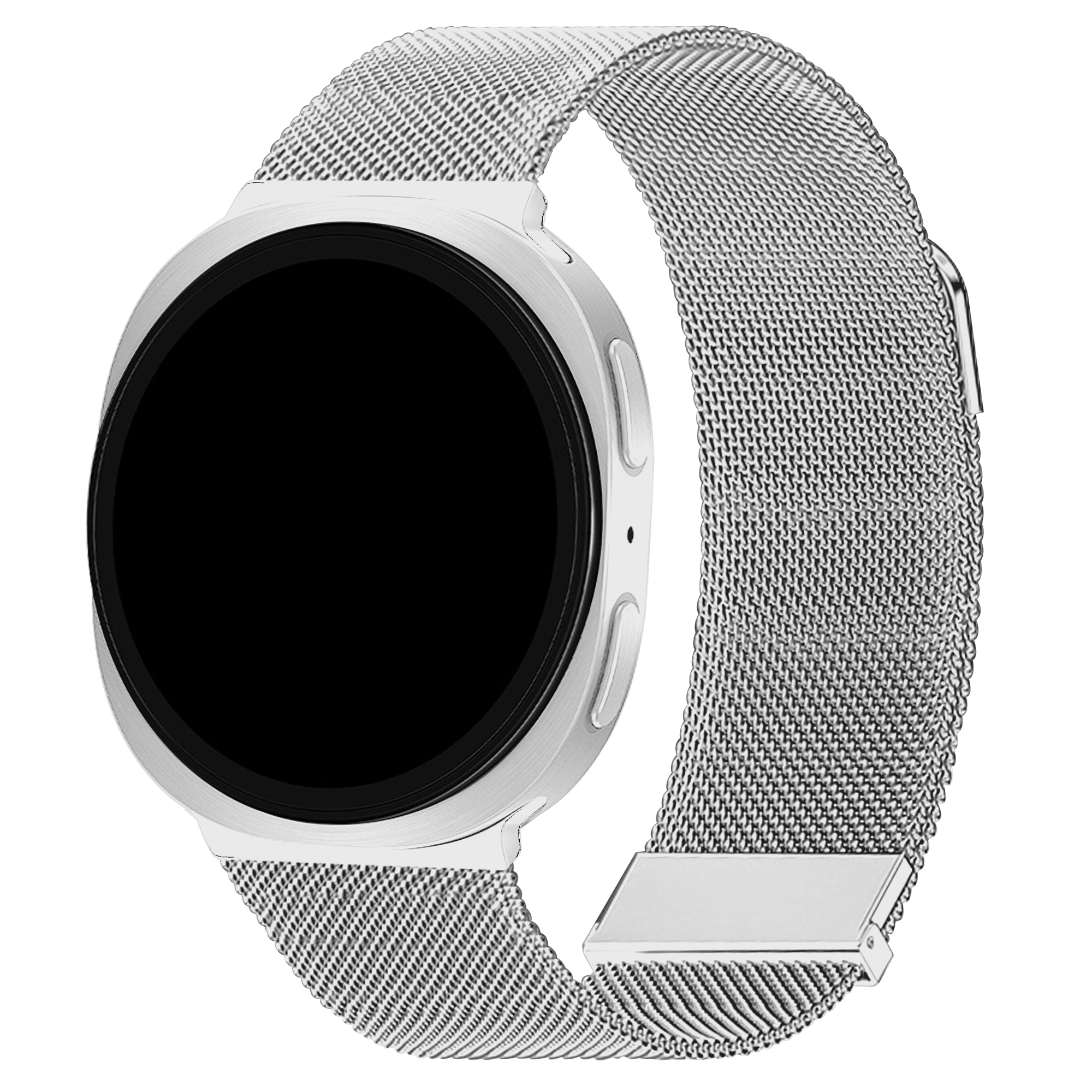 imoshion Bracelet magnétique milanais pour Samsung Galaxy Watch 9 (40/44mm) / Watch 8 (40/44mm) / Classic (46mm) - Argent