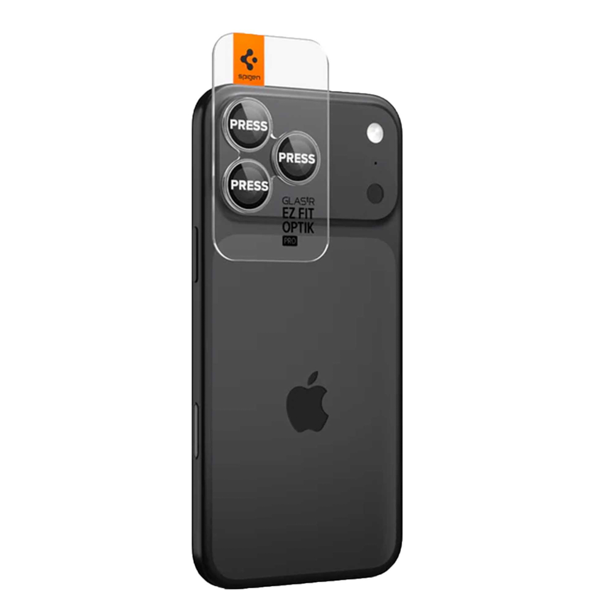 Spigen Optik Pro EZ Fit Lens Protector lot de 2 pour Apple iPhone 16 Pro (Max) / 15 Pro (Max) / 14 Pro (Max)