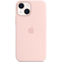 Apple Coque en silicone MagSafe iPhone 13 Mini - Chalk Pink