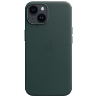 Apple Coque Leather MagSafe iPhone 14 - Forest Green