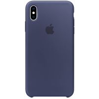 Apple Coque en silicone iPhone Xs Max - Midnight Blue