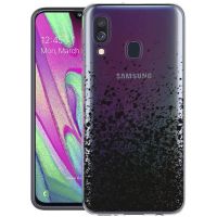 iMoshion Coque Design Samsung Galaxy A40 - Eclaboussures - Noir