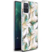 iMoshion Coque Design Samsung Galaxy A71 - Paon / Vert