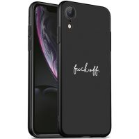 iMoshion Coque Design iPhone Xr - Fuck Off - Noir
