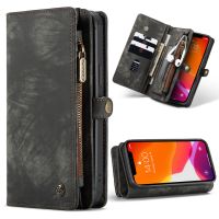 CaseMe Etui de téléphone de luxe en cuir deux en un iPhone 12 (Pro)