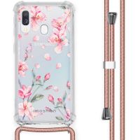 iMoshion Coque Design avec cordon Samsung Galaxy A40 - Blossom Watercolor