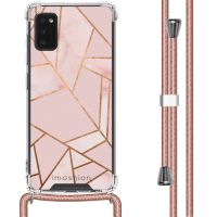 iMoshion Coque Design avec cordon Samsung Galaxy A41 - Pink Graphic