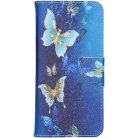 Coque silicone design Samsung Galaxy A21s - Blue Butterfly