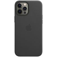 Apple Coque Leather MagSafe iPhone 12 Pro Max - Black