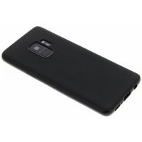 Coque silicone Carbon Samsung Galaxy S9 - Noir