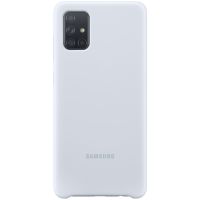 Samsung Original Coque en silicone Samsung Galaxy A71 - Argent