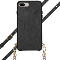 Selencia Coque Aina Serpent avec corde iPhone 8 Plus / 7 Plus - Noir