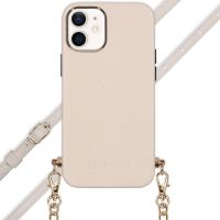 Selencia Coque Aina Serpent avec corde iPhone 12 Mini - Blanc