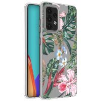 iMoshion Coque Design Samsung Galaxy A52(s) (5G/4G) - Jungle - Vert/Rose