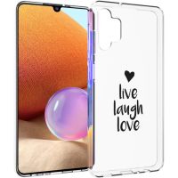 iMoshion Coque Design Samsung Galaxy A32 (4G) - Live Laugh Love