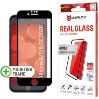 Displex Protection d'écran en verre trempé Real Glass Full Cover iPhone SE (2022 / 2020) / 8 / 7 / 6(s)