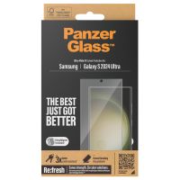 PanzerGlass ﻿Film de protection d'écran anti-bactérien Refresh Ultra-Wide Fit avec applicateur Samsung Galaxy S24 Ultra