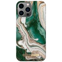 iDeal of Sweden Coque Fashion iPhone 13 Pro Max - Golden Jade Marble