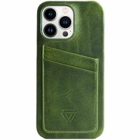Wachikopa Coque Full Wrap C.C. avec 2 porte-cartes iPhone 13 Pro - Forest Green