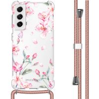 iMoshion Coque Design avec cordon Samsung Galaxy S21 - Blossom Watercolor