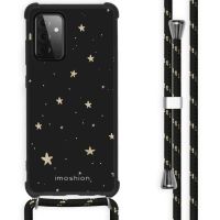 iMoshion Coque Design avec cordon Samsung Galaxy A72 - Stars Gold