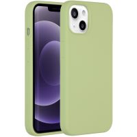 Accezz Coque Liquid Silicone iPhone 13 - Vert