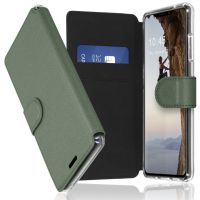 Accezz Étui de téléphone portefeuille Xtreme Wallet iPhone 13 - Vert clair