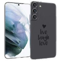 iMoshion Coque Design Samsung Galaxy S22 Plus - Live Laugh Love