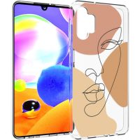 iMoshion Coque Design Samsung Galaxy A32 (5G) - LIne Art Color Face