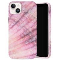 Selencia Aurora Coque Fashion iPhone 14 Plus - ﻿Coque durable - 100 % recyclée - Ocean Shell Purple
