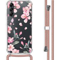 iMoshion Coque Design avec cordon Samsung Galaxy A14 (5G/4G) - Blossom Watercolor